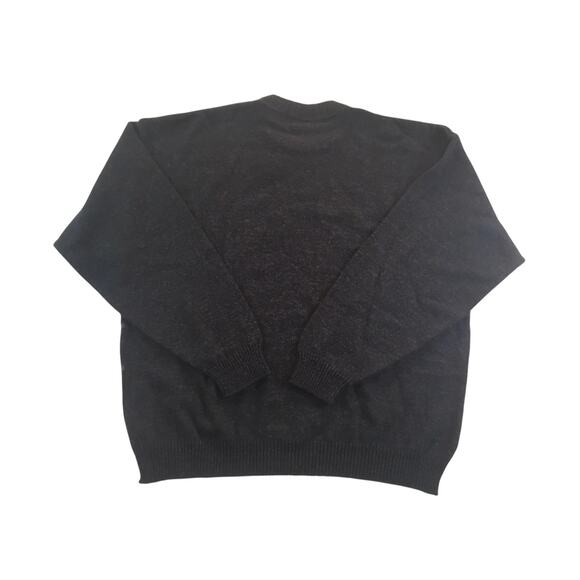Bill Blass Sweater Size XL Made in USA Charcoal NWT $60 - Picture 4 of 5